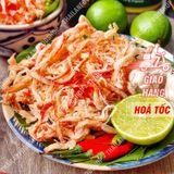  Khô Mực Xé Sợi Hấp Nước Dừa Lon 300Gram 