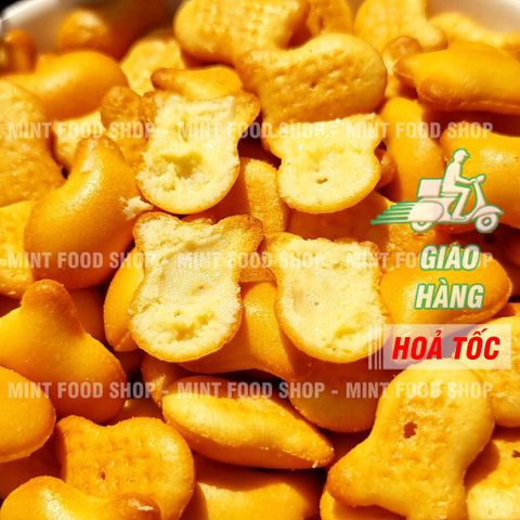  Bánh Gấu Nhân Kem Thiên Hồng - Lon 300gram 