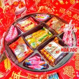  Hộp Bánh Quà Tết - Hộp Bánh Quy Mèo Trắng - Mèo Vàng Hộp 268gram 