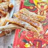  Trần Bì Sấy Cam Thảo (Mứt Xí Muội Trần Bì Vỏ Quýt) Ngọt Thanh The Nhẹ - Hộp 500g 