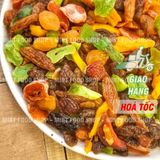  Trái Cây Sấy Dẻo Mix Vị Xí Muội Cắt Sẵn - Lon 500gram 