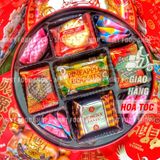  Hộp Bánh Quy Mèo Vàng, Mèo Trắng - Hộp Thiếc 268gram 