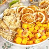  Combo 30 Gói Trà Detox Mix THƠM CAM CHANH DÂY + Tặng Bình Thủy Tinh (Trà hoa quả Sấy Khô - Trà Thảo Mộc) nhiều vị 