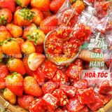  Kẹo Dâu Tây Sấy Dẻo Viên - Lon 400gram 