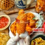  Da Heo Quay Giòn Sốt Mắm Hành - Lon 130gr 