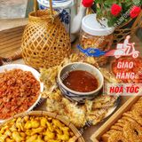  Khô Cá Đuối Chấm Mắm Me - Khô Cá Đuối Nướng Sẵn H350 