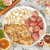  Combo 30 Gói Trà Detox Mix DÂU THƠM DỪA + Tặng Bình Thủy Tinh (Trà hoa quả Sấy Khô - Trà Thảo Mộc) 