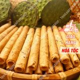 Bánh Ống Mè Nước Cốt Dừa ( Bánh Quế Dừa Hương Vani ) - Lon 250gram 