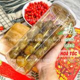  Ô Mai Sấu Muối Ớt Xiên Que Kèm Muối Chấm Hộp 500gr (Hộp 7 Xiên) 