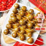  Ô Mai Sấu Muối Ớt Xiên Que Kèm Muối Chấm Hộp 500gr (Hộp 7 Xiên) 