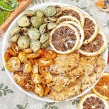  Combo 30 Gói Trà Detox Mix TẮC VÀNG TẮC XANH THƠM CHANH + Tặng Bình Thủy Tinh (Trà hoa quả Sấy Khô - Trà Thảo Mộc) 