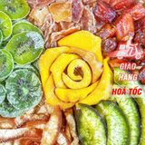  Hộp Quà Hoa Mai Mix 6 Loại Trái Cây Sấy Dẻo - Hộp Quà Tết Lục Vị (Đu Đủ/Vỏ Bưởi Đường Phèn/Vỏ Bưởi Thái/Kiwi/Xoài) H760g 