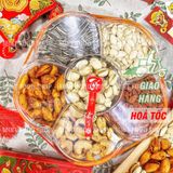  Hộp Hoa Mai Mix Hạt Lục Vị(Hạt Dẻ Cười/ Hạnh Nhân Rang Bơ/ Hạt Điều Rang Muối / Hạt Bí/ Hạt Dưa/ Hạt Hướng Dương)Hộp535g 