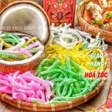  Mứt Dừa Non Thanh Điệp Dạng Sợi Đũa Mix Vị - Lon 450Gr 