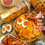 Khoai Tây Lát Lắc Trứng Muối Túi 500Gram 