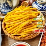  Khoai Tây Sấy Giòn Dạng Ống - Lắc Bột Phô Mai - Trứng Muối - Mắm Hành - Túi 500gr 