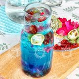  Soda Việt Quất Hoa Hồng Hộp 5 Set (Set Trà Tự Pha Chế) 