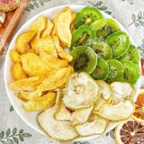  Combo 30 Gói Trà Detox Mix ĐÀO LÊ KIWI + Tặng Bình Thủy Tinh (Trà hoa quả Sấy Khô - Trà Thảo Mộc) 