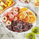  Combo 30 Gói Trà Detox Mix SƠN TRA CAM ATISO + Tặng Bình Thủy Tinh (Trà hoa quả Sấy Khô - Trà Thảo Mộc) 