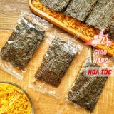  Rong Biển Kẹp Hạt Dinh Dưỡng Chà Bông - Snack Rong Biển HQ Túi 500Gr 