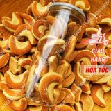  Bánh Liềm Sữa Lon 350Gram (Bánh Quy Bơ Sữa/ Bánh Quy Giòn) 