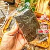  Rong Biển Kẹp Hạt Dinh Dưỡng Chà Bông - Snack Rong Biển HQ Túi 500Gr 