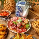  Kẹo Xoắn Thái Lan Vị Trái Cây  Lon 500Gr & Túi 1KG (Kẹo Dẻo/ Kẹo Thái Lan) 