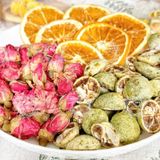  Combo 30 Gói Trà Detox Mix Cam Hoa Hồng Tắc Xanh + Tặng Bình Thủy Tinh (Trà hoa quả Sấy Khô - Trà Thảo Mộc) nhiều vị 