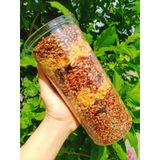  Gạo Lứt Sấy Giòn Mix Rong Biển & Chà Bông Ăn Liền Lon 300gr & Lon 100gr 