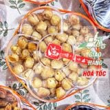  Long Nhãn Ôm Sen Hưng Yên Ăn Liền Loại 1 (Long Nhãn Ôm Hạt Sen Sấy Dẻo Cao Cấp - Hạt To, Tròn, Thơm Ngon) Hộp 500g 