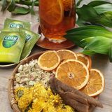  Trà Cam Quế Sả Mix Hoa - 1 Set 