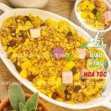  Hạt Dinh Dưỡng Sữa Chua Trái Cây Meizhoushike Yogurt, Nuts Oatmeal - Gói Màu Hồng 400Gr 