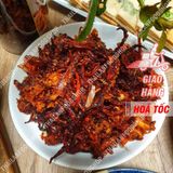  Râu Mực (Đầu Mực) Tẩm Vị Tỏi Ớt Lon 300Gram 