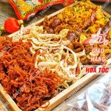  Hộp Quà Kim Cương Mix 4 Vị Thịt Khô (Khô Bò/ Khô Mực Sợi Hấp Dừa/ Khô Heo Tỏi/ Khô Gà) 