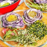  Trà Hoa Sen (Lotus) Sấy Lạnh Nguyên Bông (Mix Tâm Sen - Mix Hoa - Củ Sen - Hạt Sen) - 1 Set 