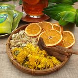  Trà Cam Quế Sả Mix Hoa - 1 Set 