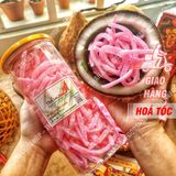  Mứt Dừa Non Thanh Điệp Sợi Đũa Vị Dâu Lon 450gr 