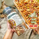  Granola Không Yến Mạch Siêu Hạt Dinh Dưỡng Lon 500gr 
