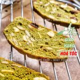  Bánh Biscotti Nguyên Cám Ngủ Cốc Vị Trà Xanh - Lon 320gram 
