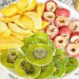  Combo 30 Gói Trà Detox Mix SƠN TRA ĐÀO KIWI + Tặng Bình Thủy Tinh (Trà hoa quả Sấy Khô - Trà Thảo Mộc) nhiều vị 