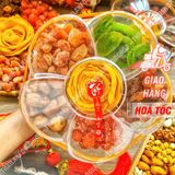  Hộp Quà Tết Lục Vị  (Ô Mai Mận Cơm/ Xí Muội Đào Chẻ/ Xí Muội Mơ Đào/ Kiwi/ Xoài/ Chà Là) Hộp 785g 