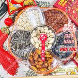  Hộp Hoa Mai Mix Hạt Lục Vị(Hạt Dẻ Cười/ Hạnh Nhân Rang Bơ/ Đậu Đen Rang Muối / Hạt Bí/ Hạt Dưa/ Hạt Hướng Dương)Hộp 535g 