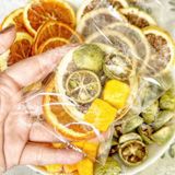  Combo 30 Gói Trà Detox Mix Chanh Dây Cam Chanh Tắc Xanh + Tặng Bình Thủy Tinh (Trà hoa quả Sấy Khô - Trà Thảo Mộc) nhiều 