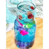  Soda Việt Quất Hoa Hồng Hộp 5 Set (Set Trà Tự Pha Chế) 