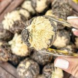  Trà Phổ Nhĩ Cúc Trắng (Trà Phổ Nhĩ Nở Hoa - Trà Pu'er Vân Nam - Trà Kim Qua Cống - Trà Nhân Đầu Cống) - Túi 250gr 