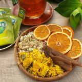  Trà Cam Quế Sả Mix Hoa - 1 Set 