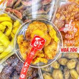  Hộp Quà Hoa Mai Mix 6 Loại Trái Cây Sấy Muối Ớt  - Hộp Quà Tết Lục Vị  (Dâu Tây/Cóc/Ổi Hồng/Thơm/ Xoài/Mận Sấy Muối Ớt) 