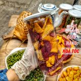  Khoai Lang Lát Sấy Mật Ong Mix Tím Vàng Lon 200gr 