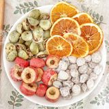  Combo 30 Gói Trà Detox Mix SƠN TRA CAM XÍ MUỘI TẮC XANH + Tặng Bình Thủy Tinh (Trà hoa quả Sấy Khô - Trà Thảo Mộc) 