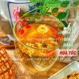  Trà Bạch Cúc Kỷ Tử Đường Phèn Mật Ong Hộp 12 Viên & Túi 1Kg (Trà Hoa Cúc Trắng Kỷ Tử) 
